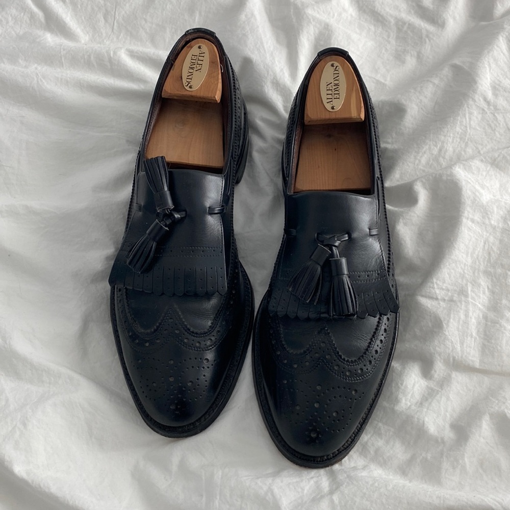 Allen Edmonds Black Leather Oxfords